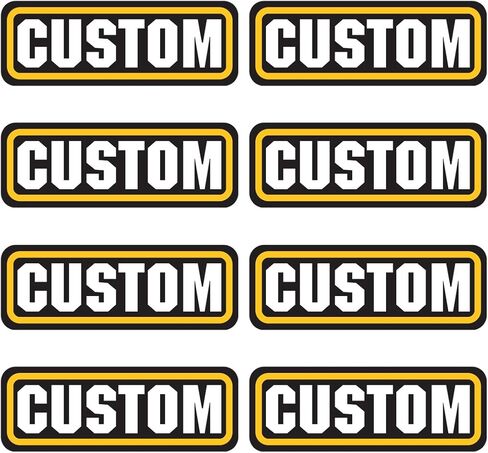 Custom Ammo Stickers for 9mm, 50 Cal, 300 Blackout Accessories - Waterproof Decal Durable Vinyl Labels for Ammo Cans and Boxes - Made in USA (Pack of 8) in Kuwait