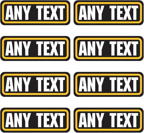 Custom Ammo Stickers for 9mm, 50 Cal, 300 Blackout Accessories - Waterproof Decal Durable Vinyl Labels for Ammo Cans and Boxes - Made in USA (Pack of 8) in Kuwait