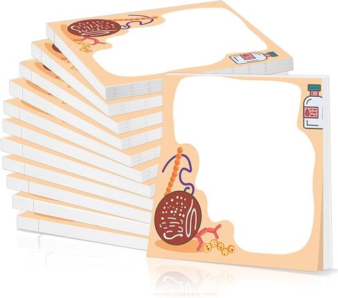 gisgfim 12 Packs Lab Week Science Sticky Notes Self Stick Science Lab Sticky Notes Appreciation Gifts Funny Test Tube DNA Chemical Memo Pad Back to School Office Week Party Teacher Supplies (DNA) in Kuwait