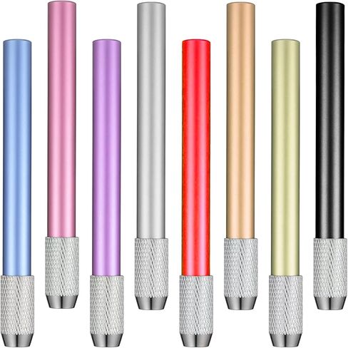 8PCS Pencil Lengthener, Multi-Color Pencil Extender Set Pencils Lengthener Holder for Regular Size Standard & Colored Pencils Drawing Sketching Office Use in Kuwait