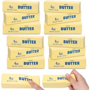 6 Pcs Butter Squeeze Soft Slow Rise Butter Sticks Squeeze Stress Relief Realistic Food Fidget Toys for Decompression Anxiety Relaxation (Trendy Style) in Saudi Arabia