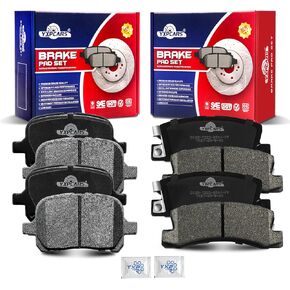 Ceramic Disc Brake Pads Set Front and Rear Replacement for Lexus Es300 1997-1999/ Rx300 1999-2001, for Toyota Camry 1997-1999 V6 3.0L/ Solara 1999 in Saudi Arabia