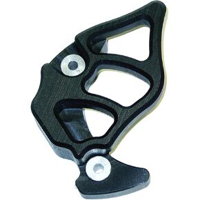TM Designworks Integrated Case Saver and Sprocket Cover (Black) for 06-14 Honda TRX450ER in Saudi Arabia