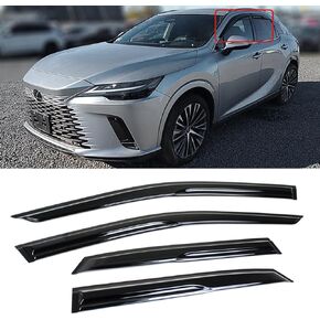 يناسب 2023-2025 لكزس RX350 RX350h RX500h JDM ثلاثية الأبعاد متموجة نمط موجين أقنعة النافذة حراس المطر منحرف in Kuwait