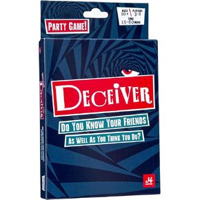 Deceiver: Social Deduction Party Game for Adults & Teens - Bluffing, Strategy & Personal Trivia for Family Game Night - Perfect for College Parties & Travel, Ages 10+ in Saudi Arabia