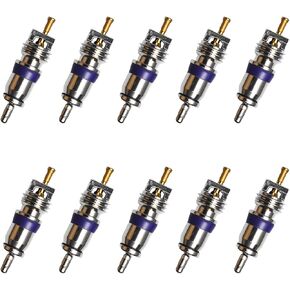 （10pcs）European Large Bore A/C Schrader Valve Core for MT1544 BMW 64536922944 Mercedes Mini 0008320285 VW 8E0820855 for 134A & R12 Sysems in Saudi Arabia