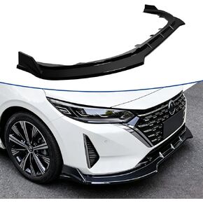 Car Front Spoiler Compatible with Nissan Sentra 2024 2025,Glossy Black Front Bumper Lip Splitter Protector Body Kit in Saudi Arabia