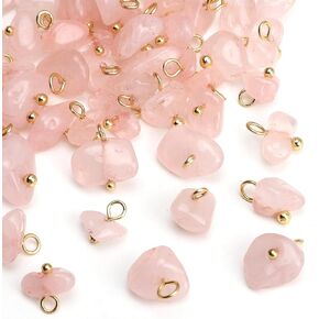 Beadia Natural Irregular Stone Charms 5-10mm 50pcs with Untarnish Metal Accessories Loose Beads for DIY Jewelry Making in Saudi Arabia