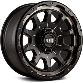 GD15 Custom Wheel - 20x9, 0 Offset, 6x135 Bolt Pattern, 108mm Hub - Matte Black with Double Dark Tint Rim in Saudi Arabia