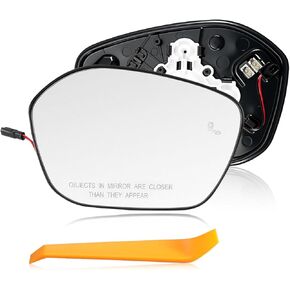 Passenger Right Side Mirror Glass Fit for Honda Civic 2022-2025 Blind Spot Monitoring and Heating function with Backing Plate Replace 76203-T20-A21 76203-T20-A22 HO1321351 Power Door Mirror in Saudi Arabia