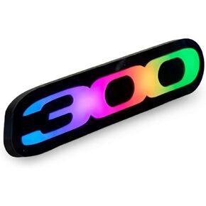300.00 LED Badge RGB w/Flow Series Light up Grille Emblem Bluetooth Controlled Compatible with Chrysler 300 in Saudi Arabia
