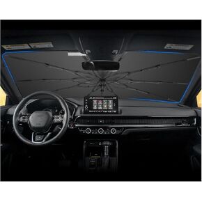 for Umbrella Sunshade for Car Windshield Hyundai Palisade 2020-2026 Custom Fit Windshield Sun Protector Cover 6-Layer Heat-Resistant Fabric, Ultra-Strong Fiberglass Frame (for 2020-2026 Palisade) in Saudi Arabia