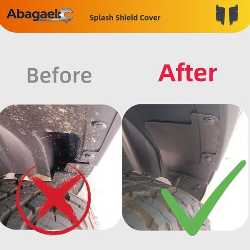 Rear Wheel Splash Guard Accessories for 2022-2025 Ford Maverick - Mud & Stone Protection, PP Material, Easy Install, No Modification in Kuwait