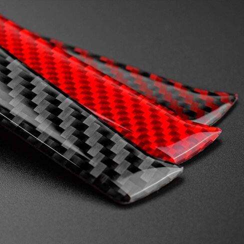 AIRSPEED Car Steering Wheel Button Sticker Carbon Fiber Interior Trim Decal Compatible with Chevrolet Camaro 2012-2015 Accessories (Black) in Kuwait