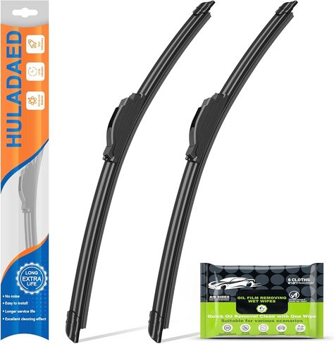 26"+16" OEM Quality Windshield Wiper Blades Replacement for Toyota Corolla 2009-2019 RAV4 2013-2021 Honda CRV 2007-2018 Accord 2018-2022 Hyundai Tucson 2016-25 and more(Pack of 2 and Cleaning Wipes） in Saudi Arabia