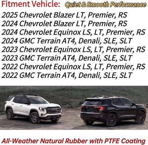Rear Wiper Blade for Chevy Blazer 2024 2025 for GMC Terrain Chevy Equinox 2022-2024 Exact Fit for LT Premier RS LS AT4 Denali SLE SLT trims Rear Back Windshield Wiper Blade for 2025 2024 2023 2022 in Saudi Arabia