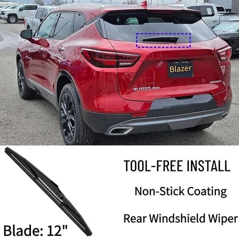 Rear Wiper Blade for Chevy Blazer 2024 2025 for GMC Terrain Chevy Equinox 2022-2024 Exact Fit for LT Premier RS LS AT4 Denali SLE SLT trims Rear Back Windshield Wiper Blade for 2025 2024 2023 2022 in Saudi Arabia
