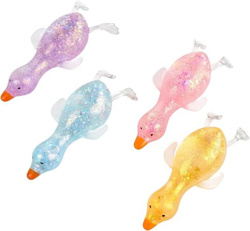 2 Pack Duck Fidget Toys, Duck Sugar Stress Ball for Stress Relief and Focus, Slow Rising Squeeze for Office and Classroom Use, Giant Ducks Squeeze Party Favors(Random Color) in Saudi Arabia