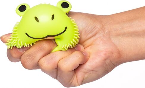 Light Up Squishy Puffer Toys for Kids, 4-Pack Bop-to-Glow Sensory Squishies, Soft Spiky Stress Relief Fidget Toys for Party Favors, Classroom Prizes, Goodie Bags & Basket Stuffers in Saudi Arabia