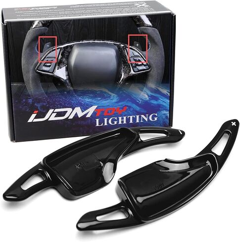 iJDMTOY وصلات نقل مجداف أكبر بلمسة نهائية سوداء لامعة متوافقة مع شيفروليه 2014-2019 C7 كورفيت، 2016-up Gen6 Camaro in Kuwait