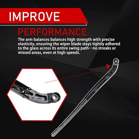 Pair Front Windshield Wiper Arm Compatible with 2008-2019 Toyota Sequoia 2007-2019 Toyota Tundra Replaces 85221-0C020 85211-0C020 852110C020 852210C020 in Kuwait