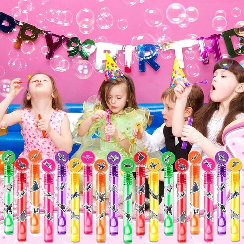 Jet Party Favors for Kids - 24PCS Airplane-Themed Mini Bubble Wands, Great for Birthday Supplies, Piñata Fillers, Goodie Bags & Classroom Rewards in Saudi Arabia
