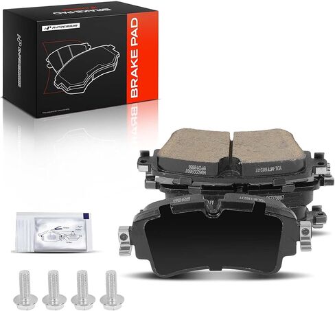 A-Premium Rear Ceramic Brake Pads Set Compatible with Audi A4 2017-2020, Q5 2018-2020, Q5 PHEV, A4/A6 Allroad, A4/A5/A6 Quattro, A5 Sportback, A7 Sportback, RS5, S4, S5, RS5/S5 Sportback, 4-Pack in Kuwait