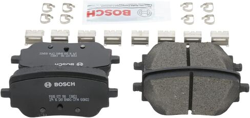Bosch Automotive BC2271 QuietCast Premium Ceramic Disc Brake Pad Set - Compatible with Select Mercedes-Benz CLA250, CLA45 AMG, GLA250, GLA45 AMG, GLB250; REAR in Kuwait