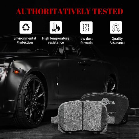Ceramic Disc Brake Pads Set Front and Rear Replacement for Lexus Es300 1997-1999/ Rx300 1999-2001, for Toyota Camry 1997-1999 V6 3.0L/ Solara 1999 in Saudi Arabia