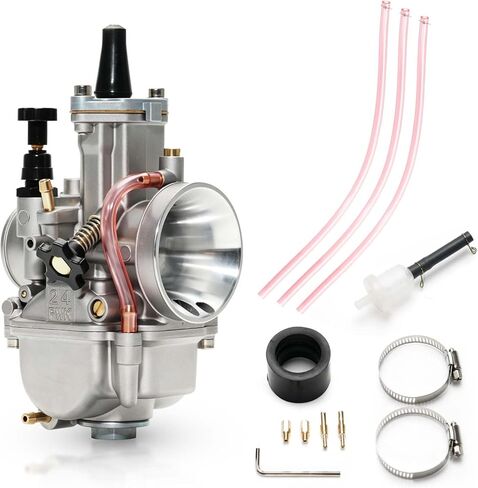 PWK 28mm Carburetor 125 to 150cc High Performance Universal Carburetor for 2T 4T Engine, Fits Motocross Motorcycle Dirt Bike Go Kart Scooter in Saudi Arabia