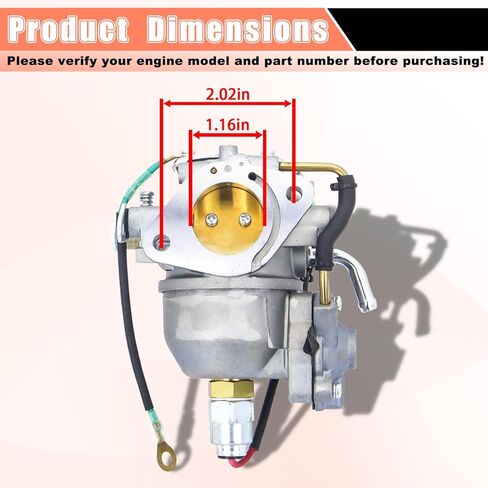 مكربن ​​CV730 لمحرك Kohler CV740 CV740S 25hp 27hp Lawm Mover مع مضخة الوقود استبدال kh- 24853102-S 24-853-102-S in Kuwait