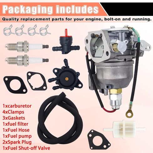 مكربن ​​CV730 لمحرك Kohler CV740 CV740S 25hp 27hp Lawm Mover مع مضخة الوقود استبدال kh- 24853102-S 24-853-102-S in Kuwait