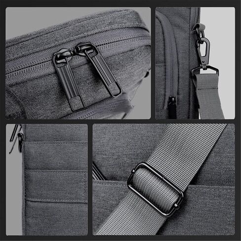 Men's Business Briefcase with Airbag Shockproof Shoulder Bag for Commuting and Travel Carrying(Gris,Small) in Saudi Arabia