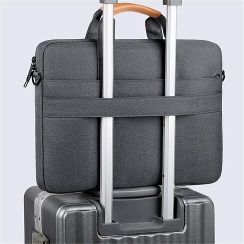 Men's Business Briefcase with Airbag Shockproof Shoulder Bag for Commuting and Travel Carrying(Gris,Small) in Saudi Arabia