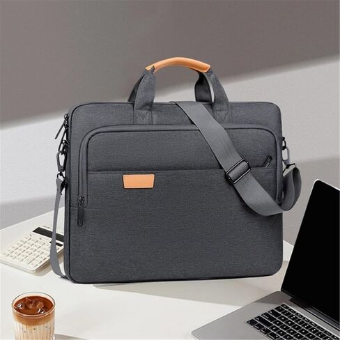 Men's Business Briefcase with Airbag Shockproof Shoulder Bag for Commuting and Travel Carrying(Gris,Small) in Saudi Arabia