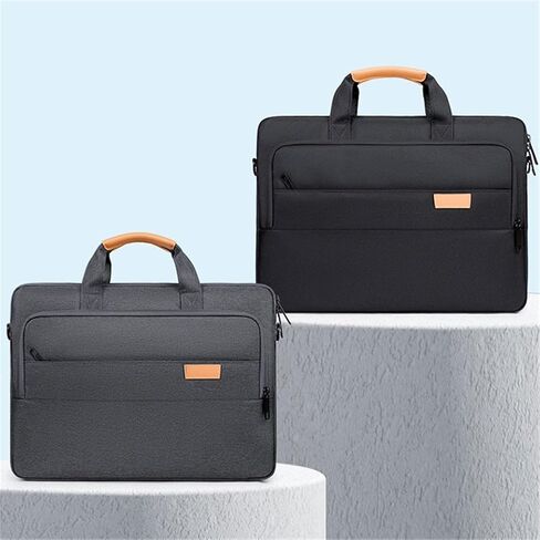 Men's Business Briefcase with Airbag Shockproof Shoulder Bag for Commuting and Travel Carrying(Gris,Small) in Saudi Arabia