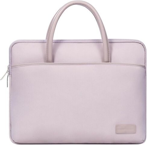 Laptop Sleeve Bag Oxford Cloth Office Briefcase for Work, Business,Travel Carrying(Pink,Medium) in Saudi Arabia