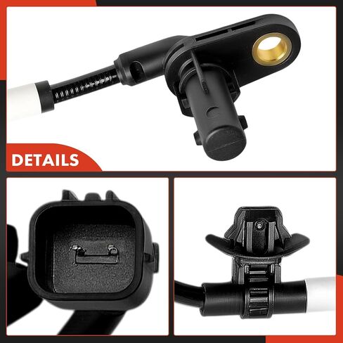 A-Premium Front Left ABS Wheel Speed Sensor Fits for [AWD] Kia Stinger 2018-2023 (Without Dynamic Stability Control), Genesis G70 2019-2024 (Without Electronic Adjustable Suspension) Front Driver Side in Kuwait