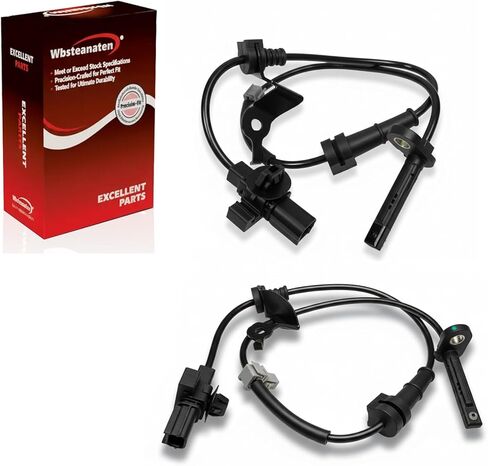 ABS Wheel Speed Sensor 2Pcs: Front Left & Right Compatible with Acura 2015-2020 TLX V6 3.5L L4 2.4L, Honda 2013-2017 Accord L4 2.4L V6 3.5L L4 2.0L in Saudi Arabia