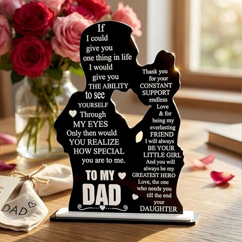 Funny Fathers day Dad Gifts from Daughter Son Wife , Dad Jokes Funny Fathers Day Card, Step Dads Father Day Gift, Dads Joke Gifts Cool Cute Fathers Days Present from Kids Daughter - Christmas Dad Gifts in Saudi Arabia