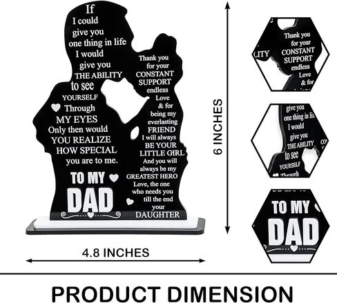 Funny Fathers day Dad Gifts from Daughter Son Wife , Dad Jokes Funny Fathers Day Card, Step Dads Father Day Gift, Dads Joke Gifts Cool Cute Fathers Days Present from Kids Daughter - Christmas Dad Gifts in Saudi Arabia