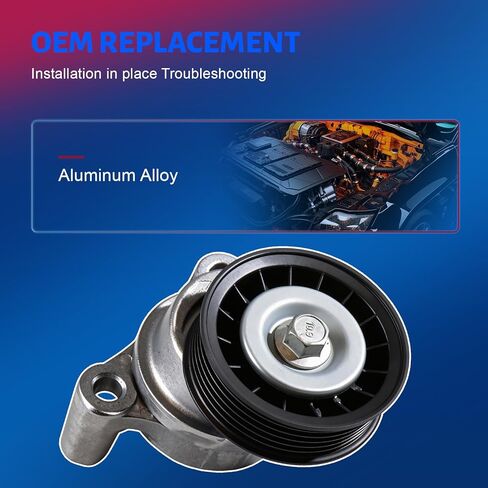 39083 Belt Tensioner Compatible with Chevy Silverado 1500 09-13, Compatible with GMC Sierra 1500 2500 10-13, Compatible with Cadillac Escalade 09-14, V8 4.8L 5.3L 6.0L 6.2L in Kuwait