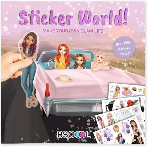 BSCOOL Sticker Activity Book for Kids, Increase Imagination and Creativity Through Sticker Fantasy Books, Sticker Books for Girls Ages 4-8 I Seek and Find Sticker Book I in Saudi Arabia