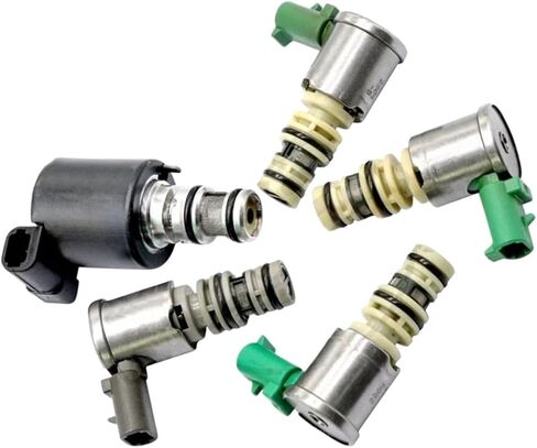 5 قطعة 5L40E مجموعة الملف اللولبي ناقل الحركة الأوتوماتيكي للسيارة متوافقة مع جميع GM & BMW Shift TCC 99-03 96022804 10478146 24212690 24227792 8683187 in Kuwait