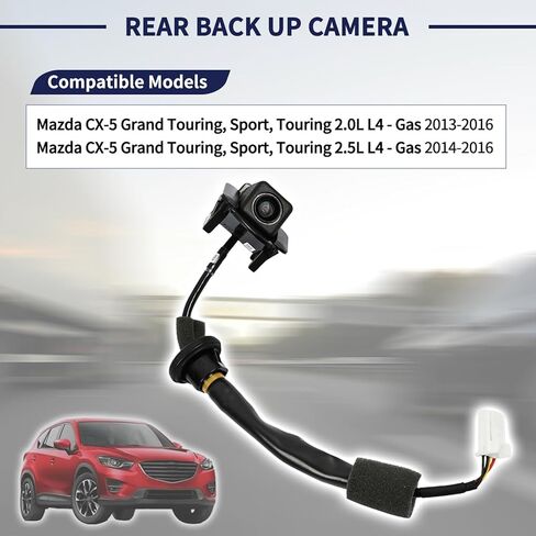كاميرا احتياطية K015-67-RC0A K01567RC0A كاميرا احتياطية للرؤية الخلفية متوافقة مع Mazda CX-5 2013 2014 2015 2016 كاميرا مساعدة بارك استبدال K015-67-RC0 K01567RC0 MA1960108 in Kuwait