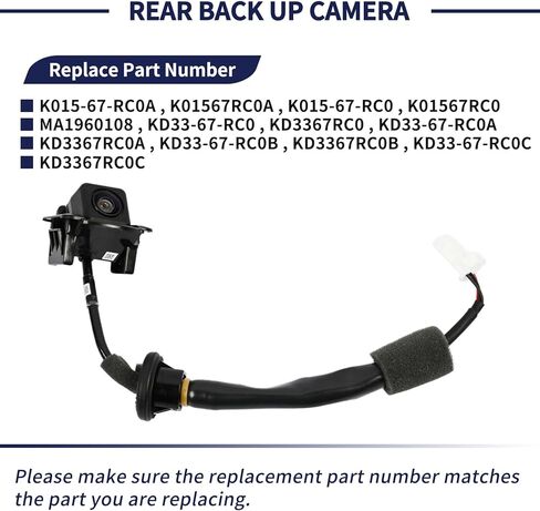 كاميرا احتياطية K015-67-RC0A K01567RC0A كاميرا احتياطية للرؤية الخلفية متوافقة مع Mazda CX-5 2013 2014 2015 2016 كاميرا مساعدة بارك استبدال K015-67-RC0 K01567RC0 MA1960108 in Kuwait