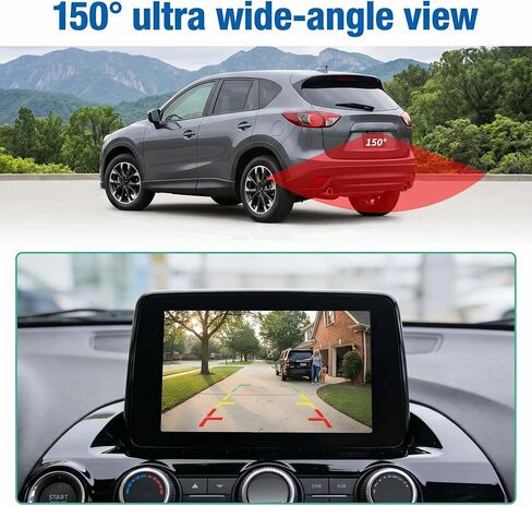 كاميرا احتياطية K015-67-RC0A K01567RC0A كاميرا احتياطية للرؤية الخلفية متوافقة مع Mazda CX-5 2013 2014 2015 2016 كاميرا مساعدة بارك استبدال K015-67-RC0 K01567RC0 MA1960108 in Kuwait