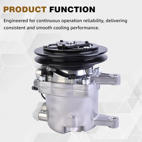 RD451-93900 AC Compressor Compatible with Kubota Tractor M5040 M6040 M7040 M8540 M9540 M9960 Wheel Loaders R530 R630 Excavator KX040-4 KX057-4 KX080-3T KX080-4 Replace 3C581-97590 3C581-50060 in Saudi Arabia