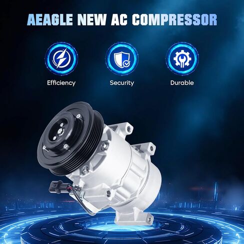 AEagle AC Compressor with Clutch Air Conditioning Repair Kit Fit for 2014 2015 2016 2017 Hyundai Accent 1.6 1.6L in Kuwait