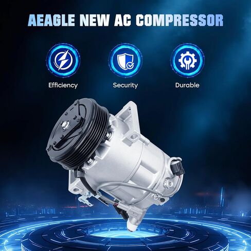 ضاغط مكيف الهواء AEagle مع طقم تصليح تكييف الهواء مناسب لـ 2014 2015 2016 2017 2018 2019 Nissan Sentra 1.8 1.8L in Kuwait